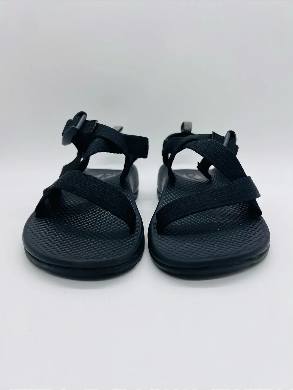 Chaco Kid's Black Strappy Outdoor Sport Sandals Size 4 Big Boy